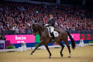 Carl Hester (GBR) & Tip Tuck - Grand Prix Freestyle - Reem Acra FEI World Cup Dressage - London Olympia Horse Show - 14 December 2016 Photo Jon Stroud Media